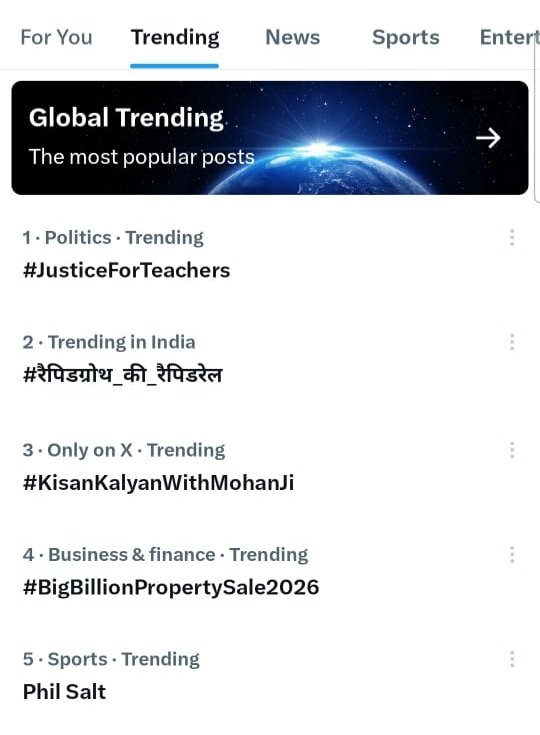 X पर #JusticeForTeachers हैशटैग के साथ शिक्षकों की ऑनलाइन गतिविधि