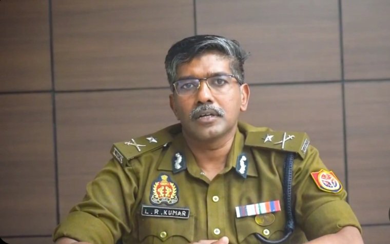 उत्तर प्रदेश पुलिस के अपर पुलिस महानिदेशक एल. आर. कुमार प्राइवेट सिक्योरिटी प्रशिक्षण से जुड़ी नई व्यवस्था पर वीडियो संदेश देते हुए