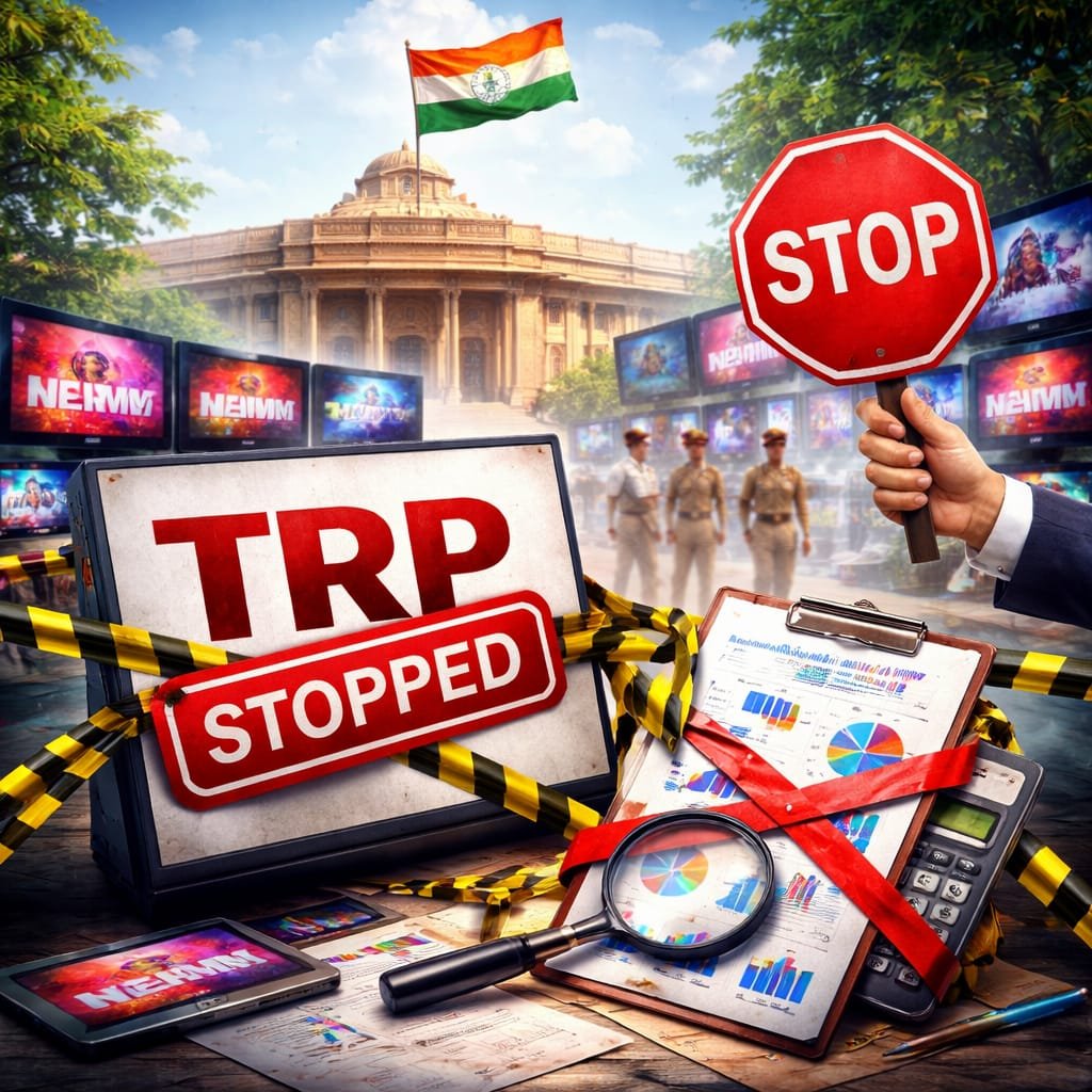 सनसनीखेज कवरेज की आशंका पर न्यूज़ चैनलों की TRP रिपोर्टिंग 4 हफ्तों के लिए रोकी गई