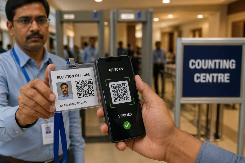 चुनाव आयोग का बड़ा कदम: काउंटिंग सेंटर में QR आधारित पहचान अनिवार्य