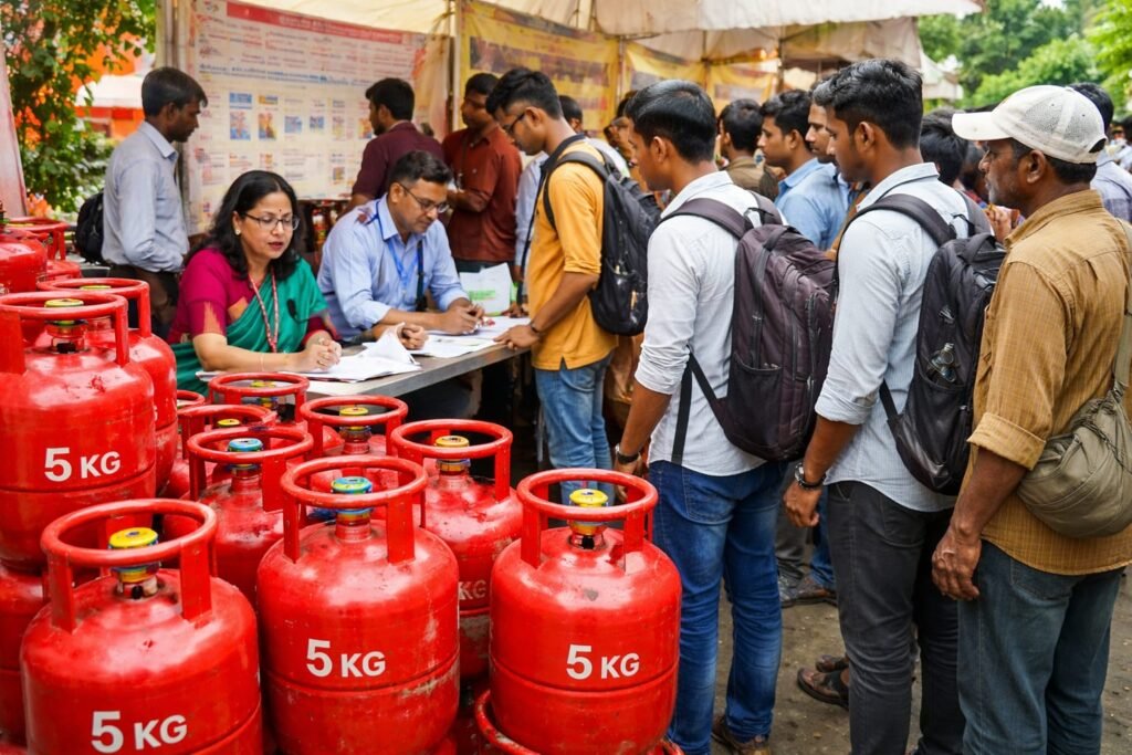 छात्रों और श्रमिकों के लिए छोटे LPG सिलेंडरों की आपूर्ति बढ़ी, बिक्री में उल्लेखनीय वृद्धि