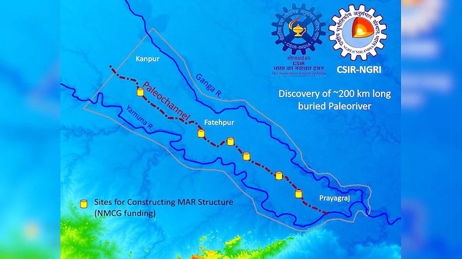 प्रयागराज संगम सरस्वती चर्चा: NGRI अध्ययन में प्रयागराज संगम में दबी प्राचीन नदी के वैज्ञानिक प्रमाण