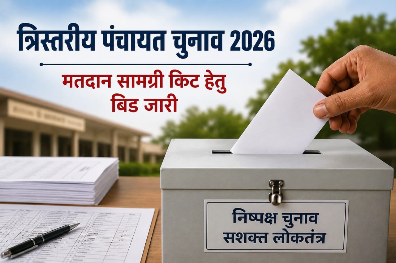 रायबरेली त्रिस्तरीय पंचायत चुनाव 2026 के लिए मतदान सामग्री किट की जेम पोर्टल पर जारी बिड