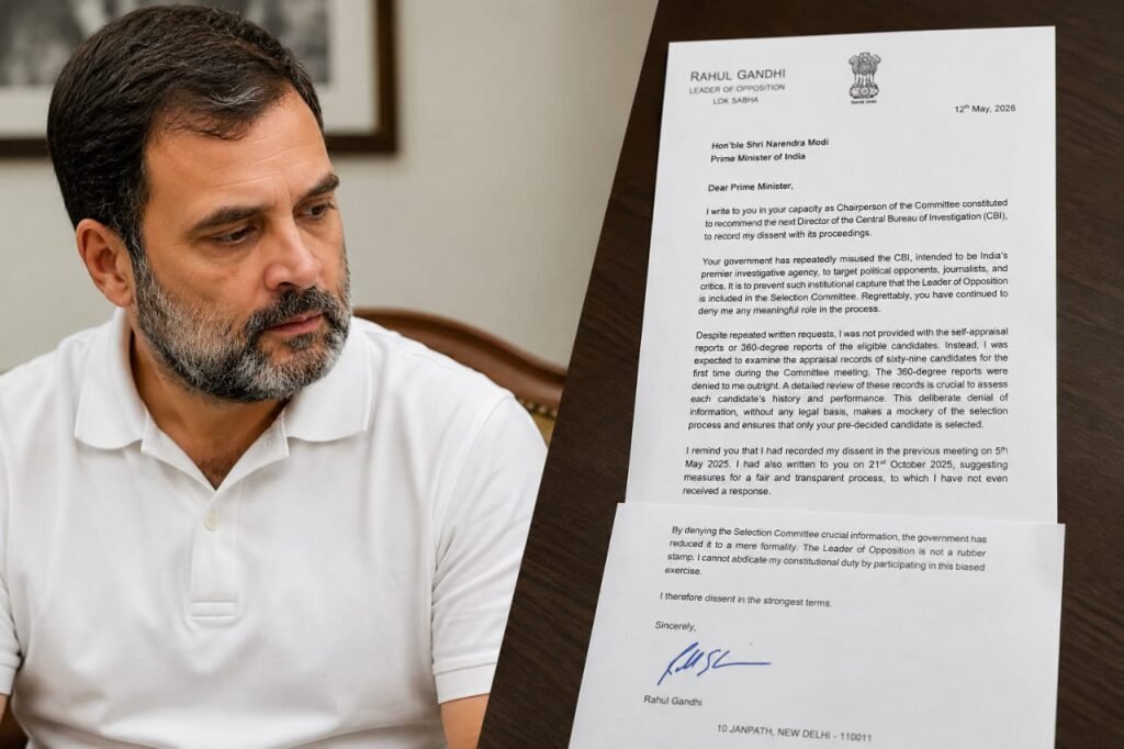 CBI निदेशक चयन प्रक्रिया पर राहुल गांधी ने जताई आपत्ति, पीएम को लिखा पत्र