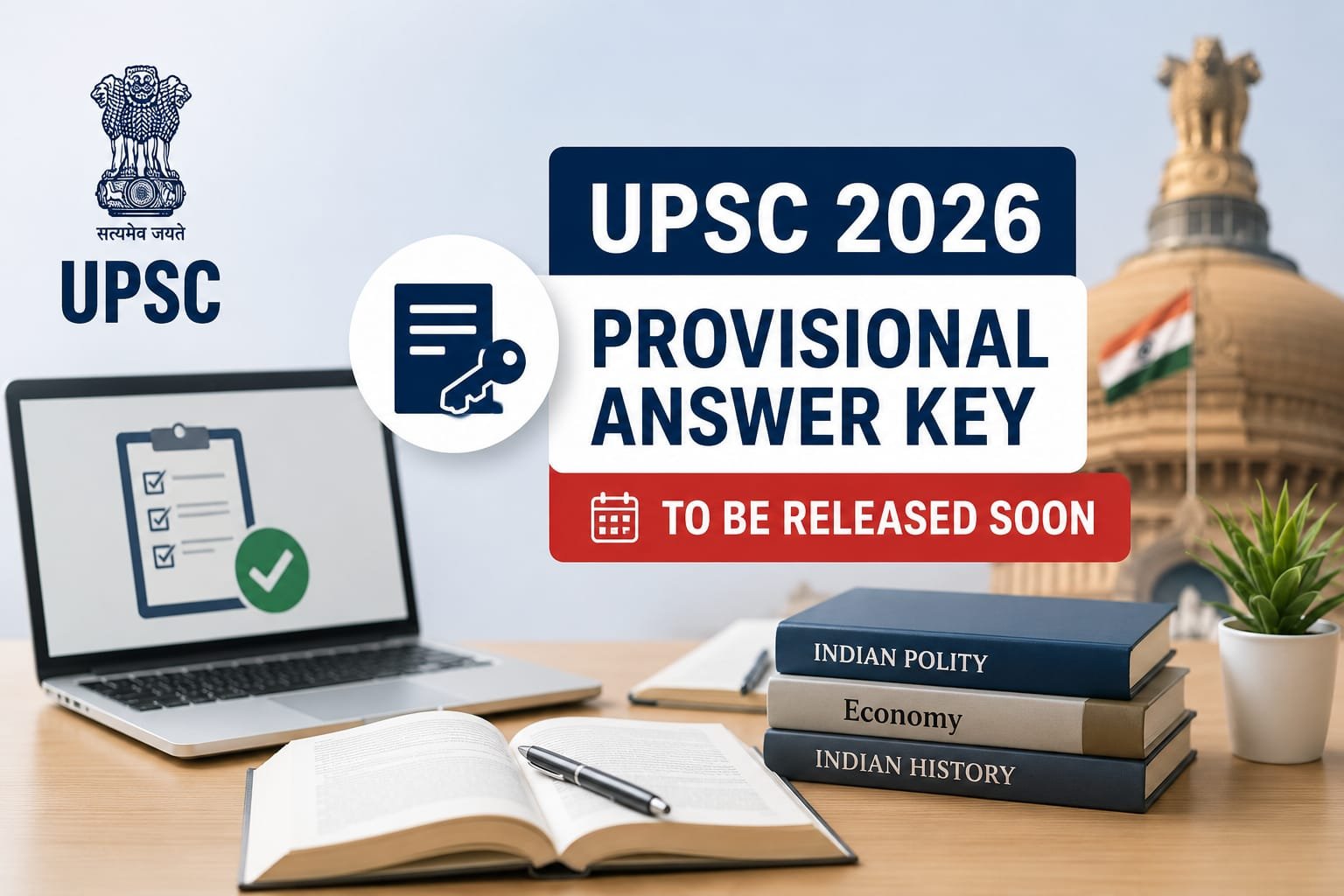 UPSC द्वारा Civil Services Prelims 2026 की Provisional Answer Key जारी करने संबंधी घोषणा